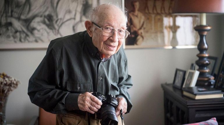 Murray Leff, 94, at home in Bellerose, Queens, has updated...