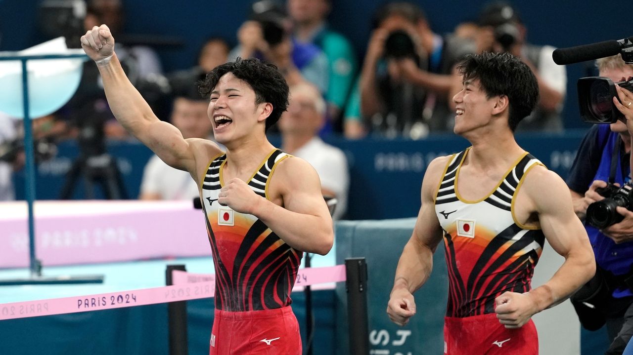 Japan's Shinnosuke Oka wins men's Olympic allaround title. Defending