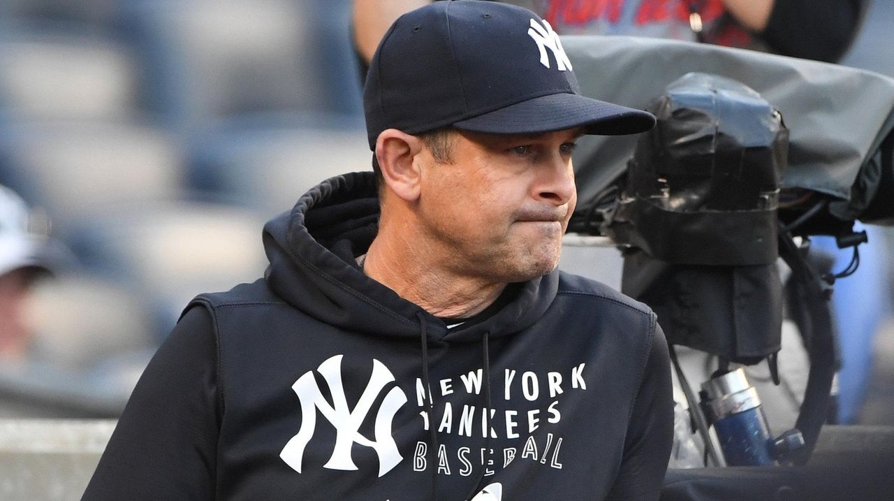 Aaron Boone sleeps at Yankee Stadium between games after 14-inning