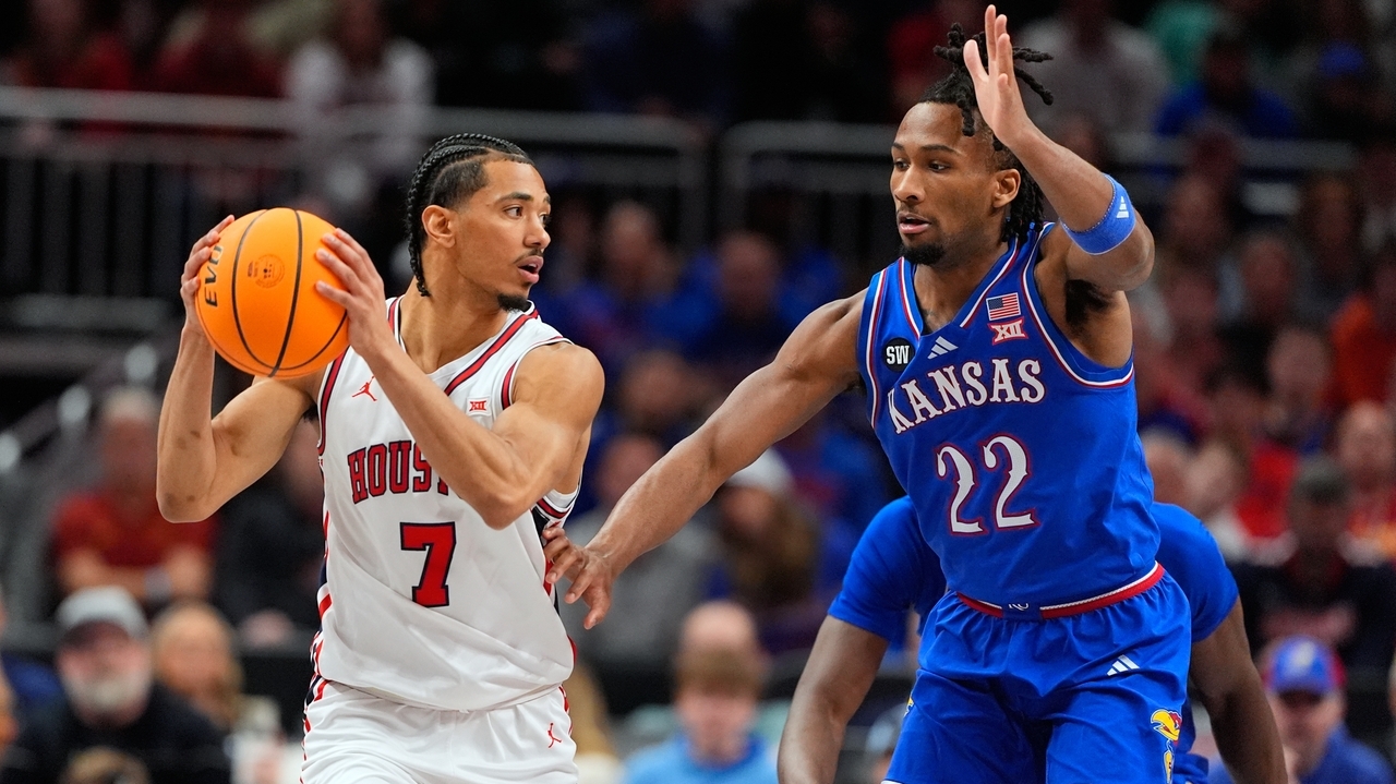 No. 5 Houston routs No. 14 Kansas 69-47 to set up another Big 12 title game with No. 2 Arizona