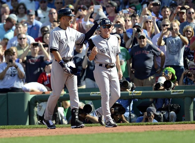 Why was Derek Jeter holding a Red Sox jersey? Yankees legend