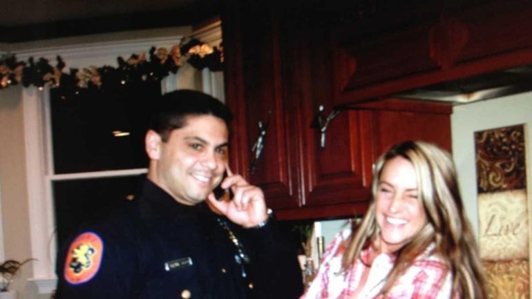 An undated handout photo of Nassau Police officer Mike Tedesco.