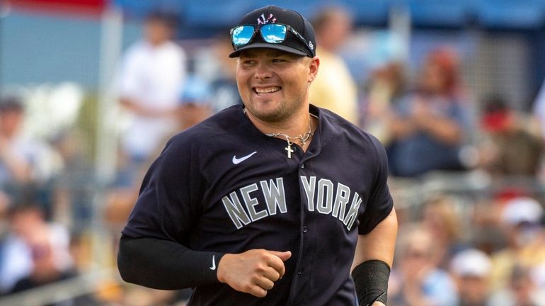 David Lennon on X: It's clear that Luke Voit's sleeve isn't big enough for  both his number and his biceps. Something had to give. #Yankees   / X