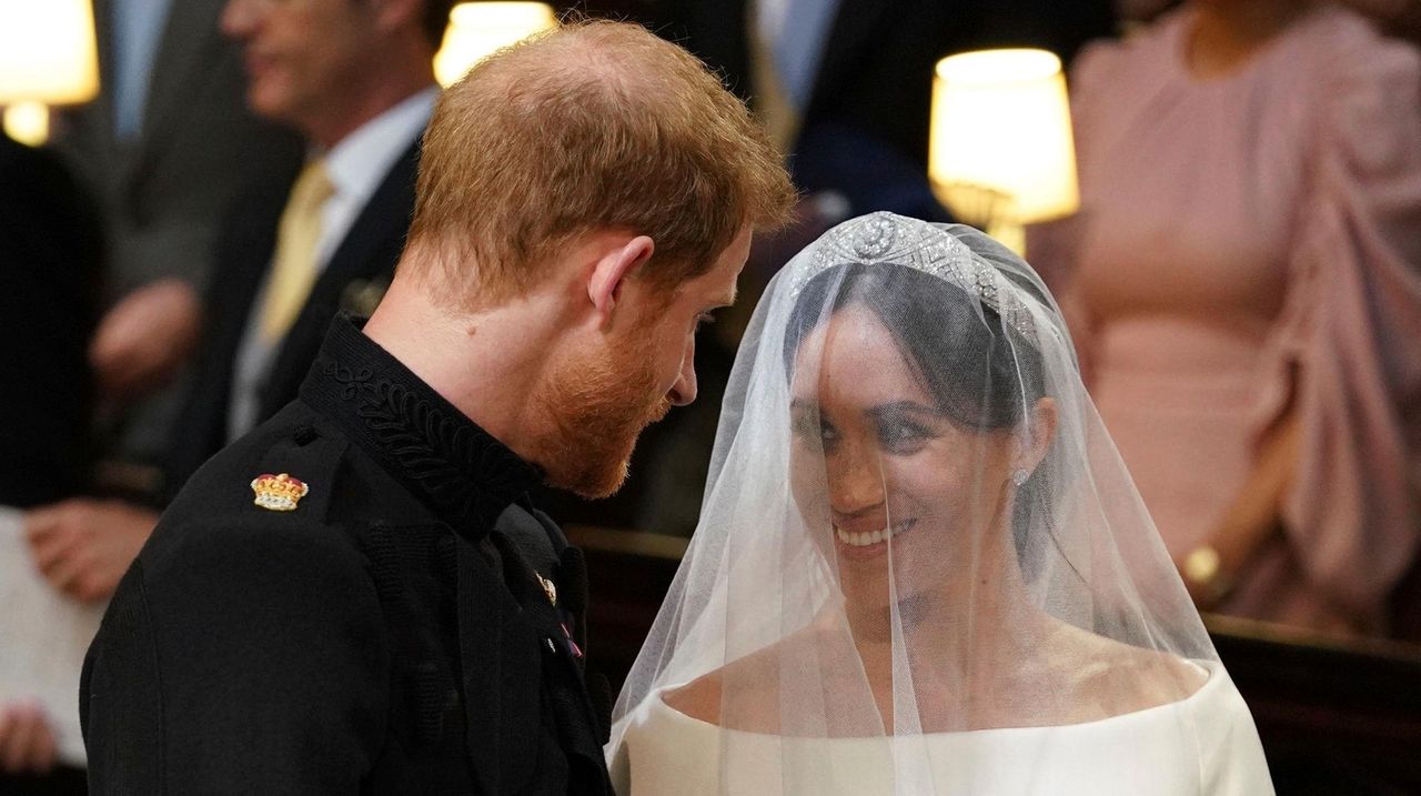 Harry Sits Between Meghan, Charlotte at St George's Chapel Service