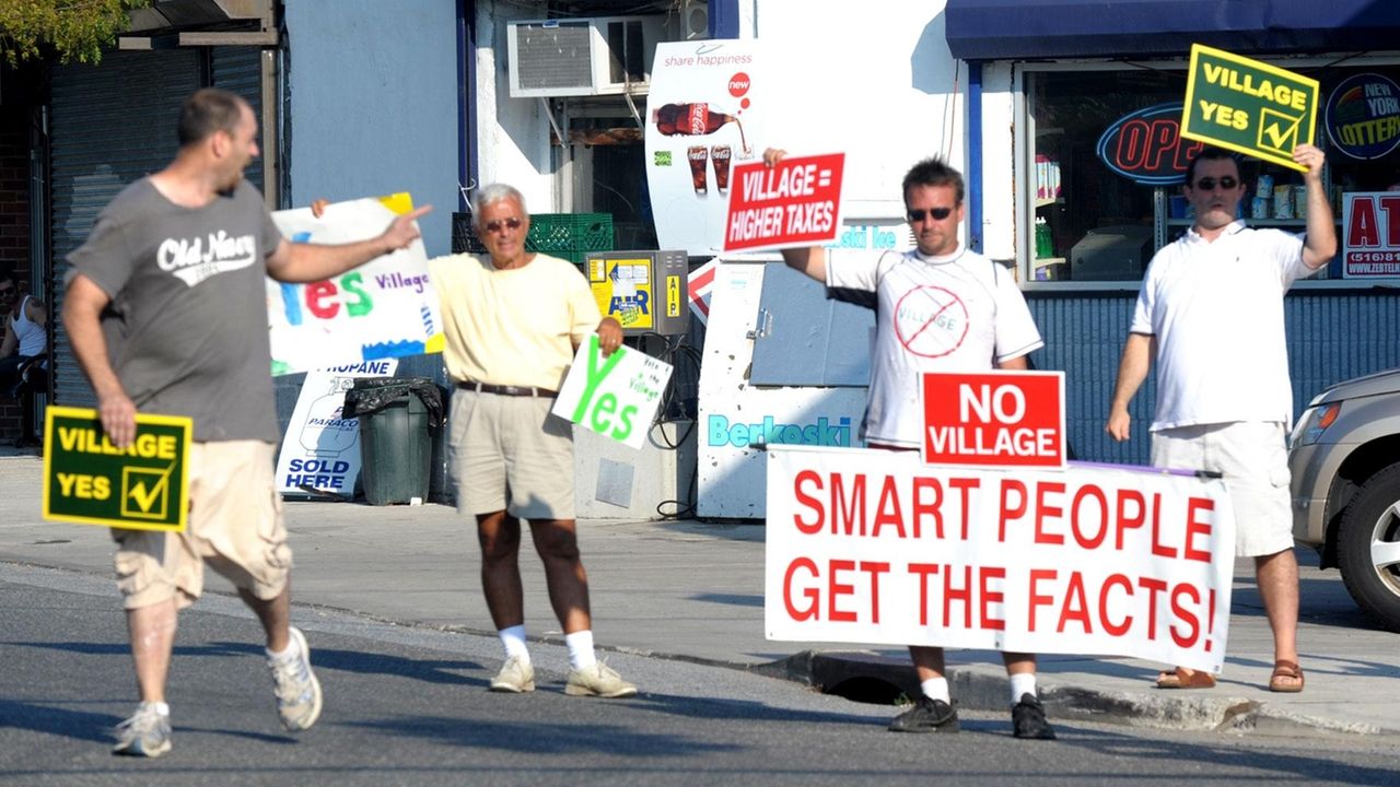 Mastic Beach village foes face off Monday in election Newsday