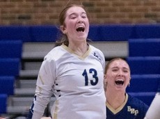 Bayport-Blue Point holds off Shoreham-Wading River on way to winning volleyball Class B crown