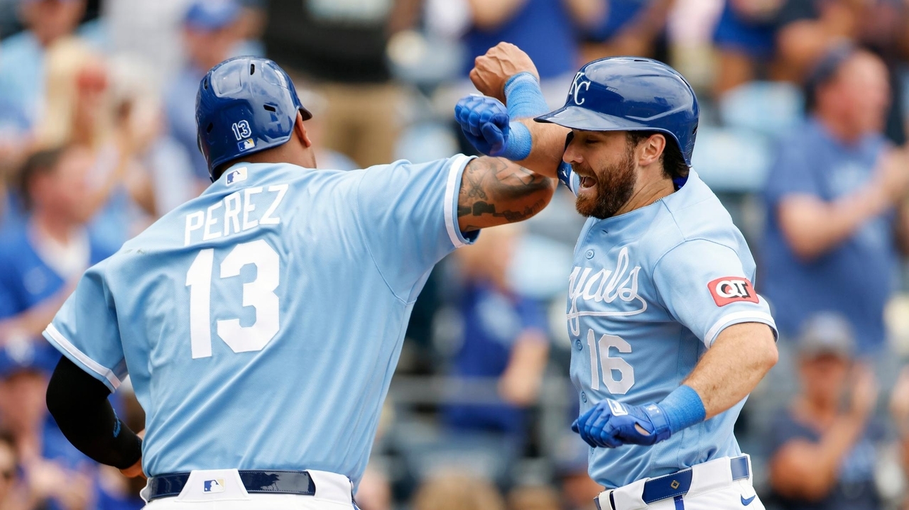 Loftin and Rave HRs, Isbel's 3 RBIs help Royals win 8th straight game ...