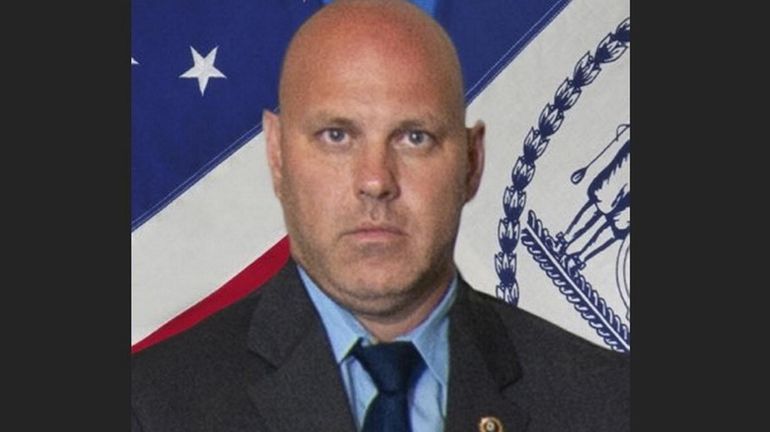 NYPD Det. Brian P. Simonsen was killed in a friendly fire incident...