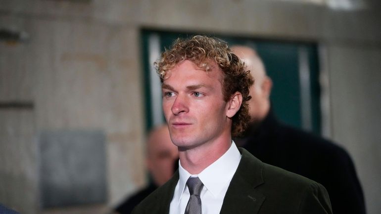 Daniel Penny arrives at Manhattan Criminal Court, Wednesday, Jan. 17,...