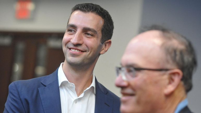 David Stearns, newly named New York Mets President of Baseball...