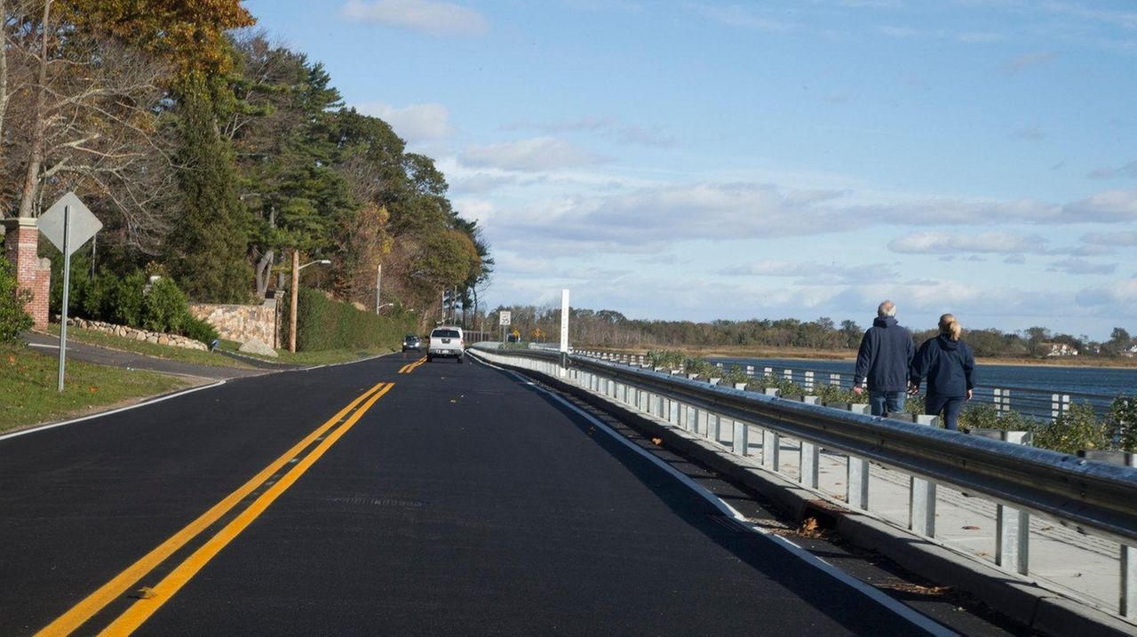 Bayville road, closed for a year for Sandy repairs, reopens - Newsday