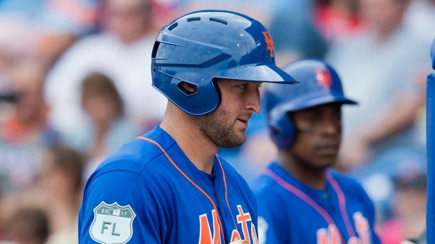 Mets' Tim Tebow gets standing ovation as run scores on his double-play  groundout - Newsday