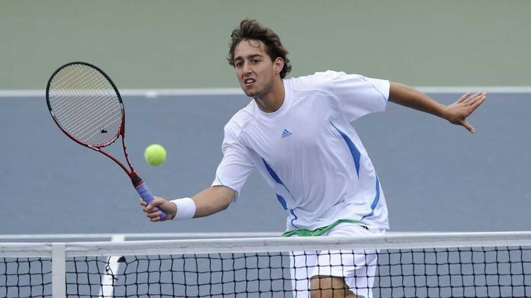 Cold Spring Harbor's Josh Levine comes to the net during...