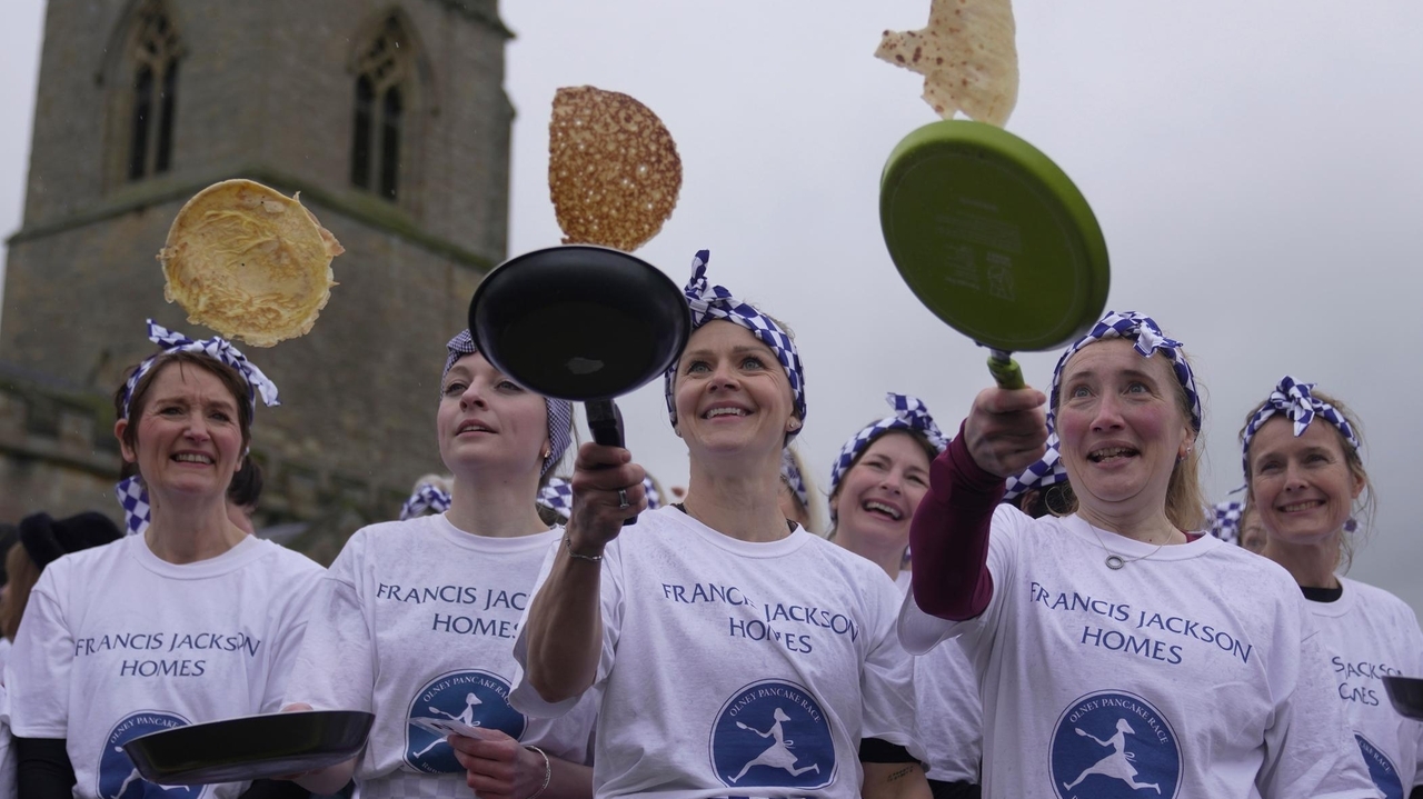 In this centuries-old English pancake race, 'you just have to go flat out' - Vimarsana News