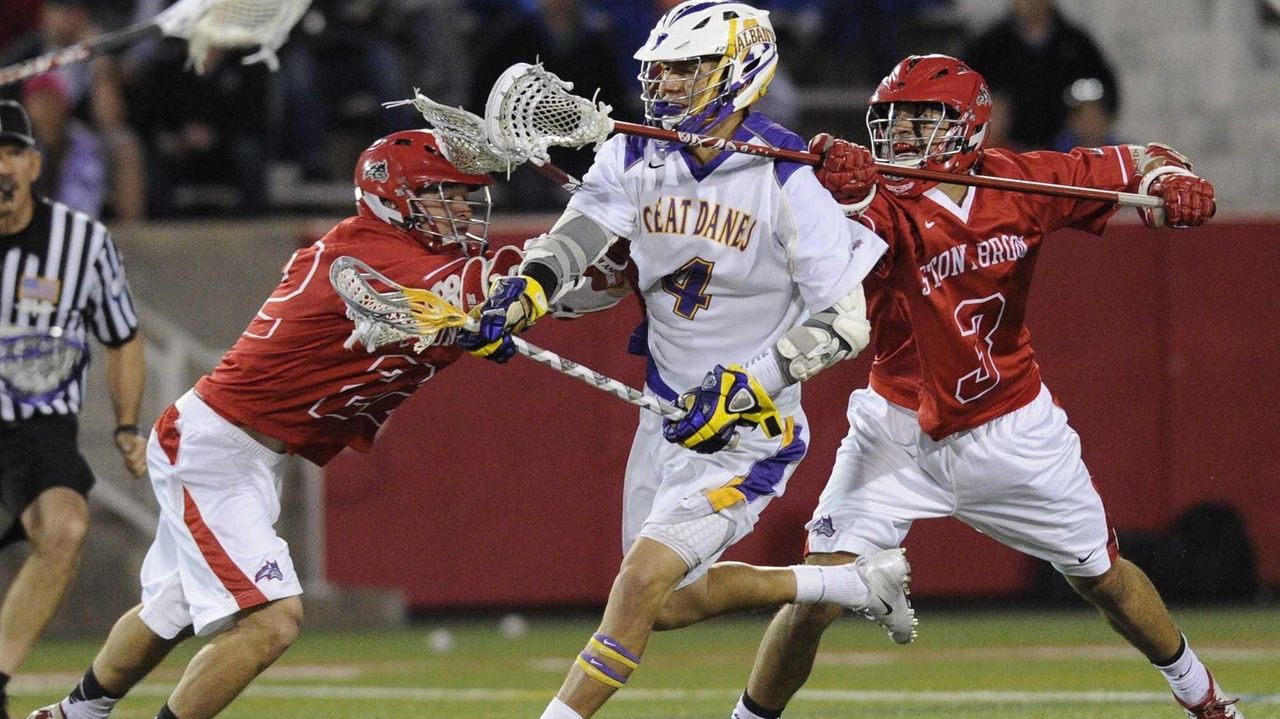 Native American trio lead Albany into lacrosse quarterfinals at Hofstra