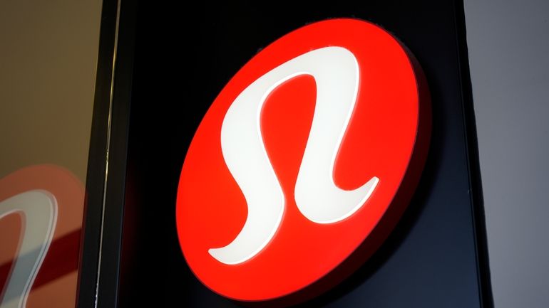 This is the Lululemon logo on a Lululemon store in...