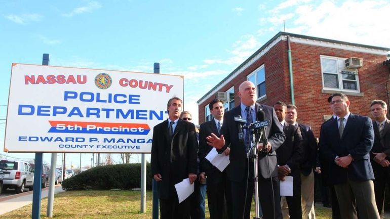 Nassau County PBA president James Carver speaks out regarding proposed...