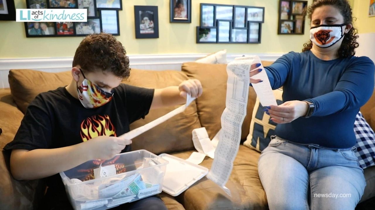 Inspired by 'Extreme Couponing,' LI boy buys diapers for those in need