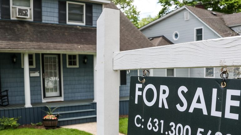 A home for sale in Patchogue on May 17.