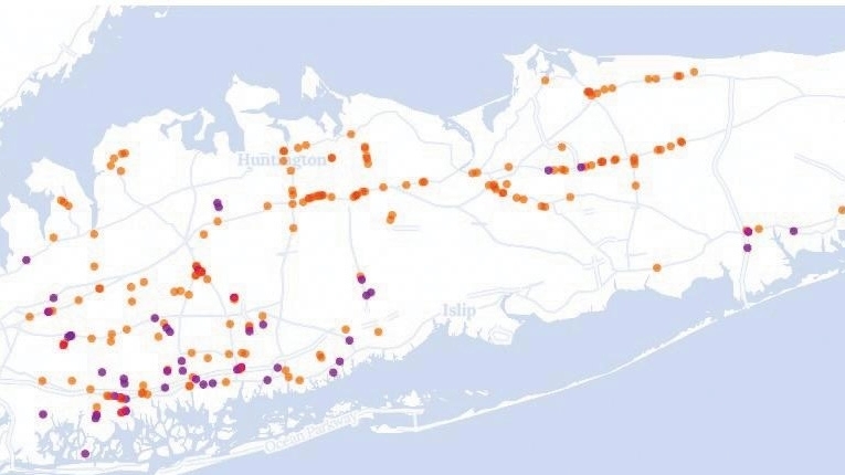 Map: See which Long Island massage spas have been raided as police, towns attempt to disrupt sex trade - Newsday