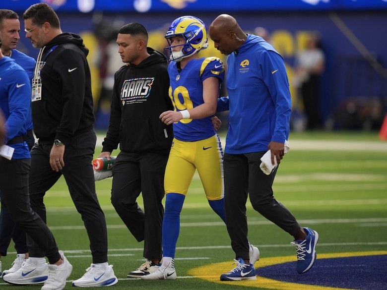 Rams kicker Blake Grupe injures knee vs. Cardinals in first game with ...
