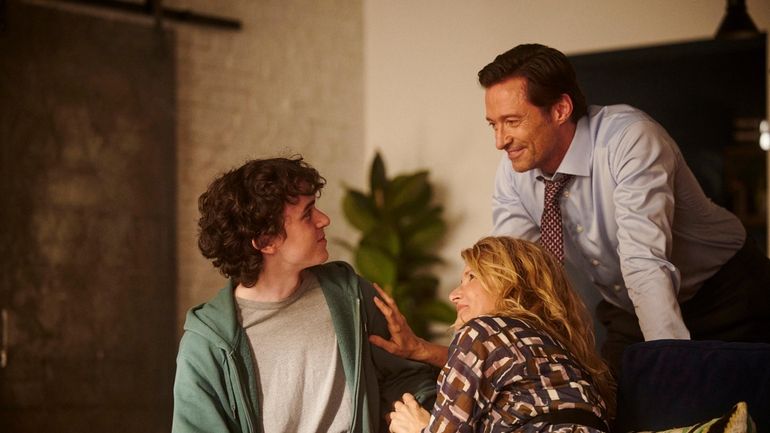 Zen McGrath, Hugh Jackman and Laura Dern in Florian Zeller's...