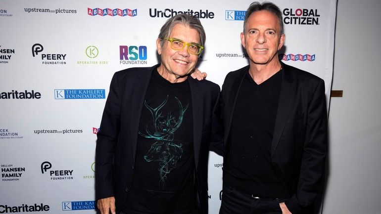 File - Director Stephen Gyllenhaal, left, and Dan Pallotta attend...