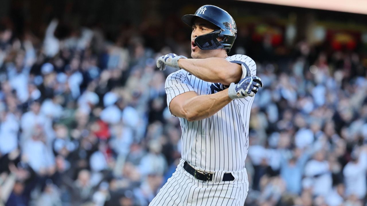 Gleyber Torres mocks Guardians with 'rock the baby' celebration