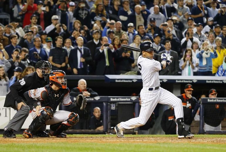 Derek Jeter hits game-winning single in final home game at Yankee Stadium –  Daily News