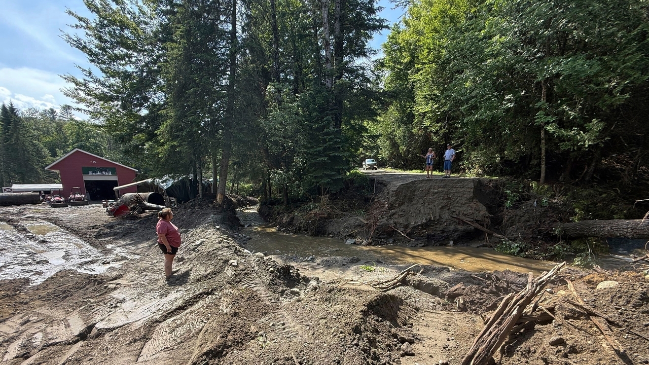 Flash floods once again hit Vermont, damaging homes and roads - Newsday