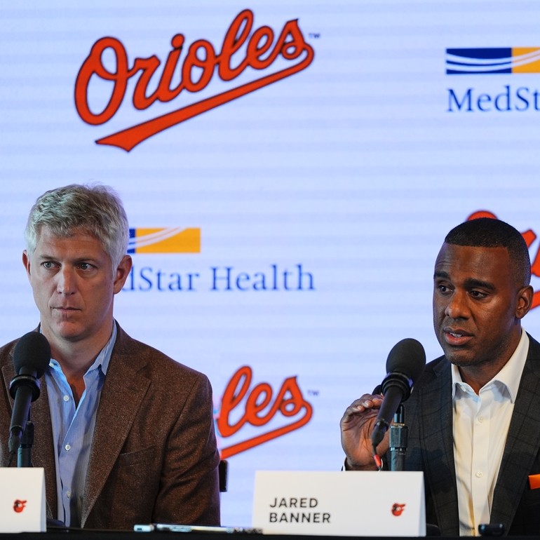 Orioles introduce new GM Jared Banner, who takes over player ...