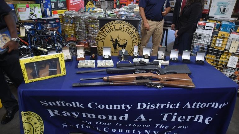 Suffolk County District Attorney Raymond A. Tierney and Suffolk County...