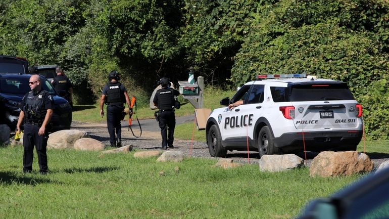 East Hampton police said there was an active investigation near South Edgemere...