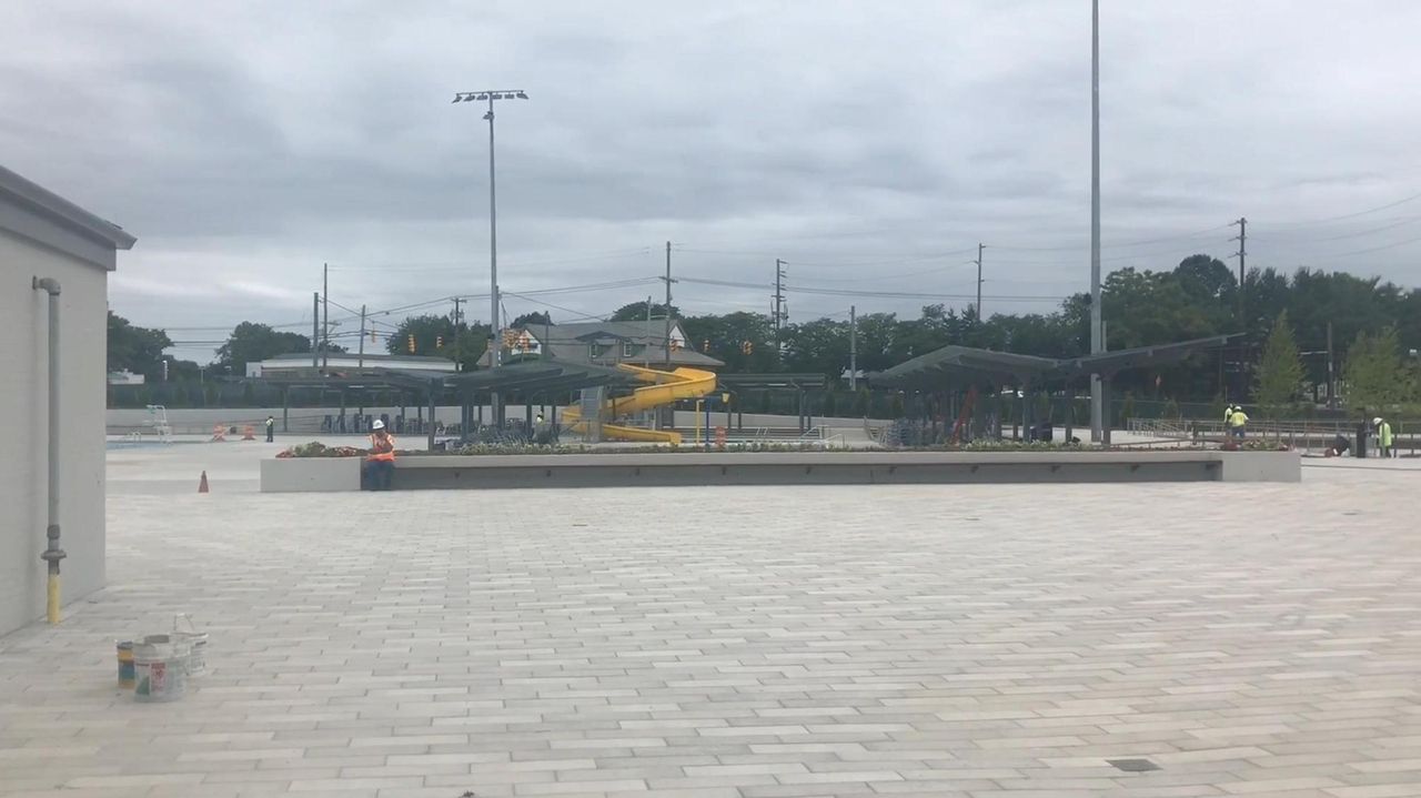 New Hyde Park pool reopens with slide, children's area, renovations