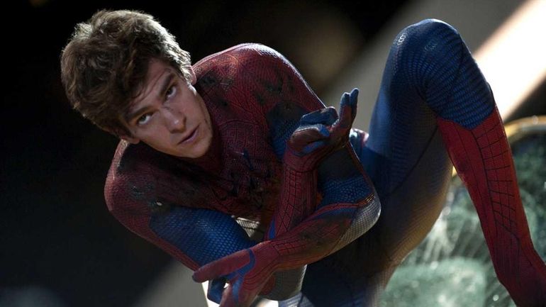 In this film image released by Sony Pictures, Andrew Garfield...