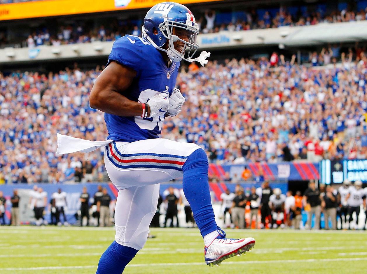 Giants receiver Victor Cruz plays for first time since 2014