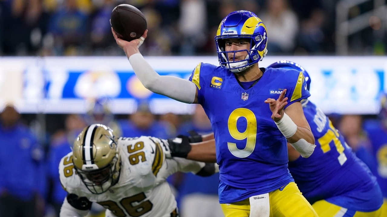 Matthew Stafford's Rams start strong, hold off Saints 30-22 to surge ...