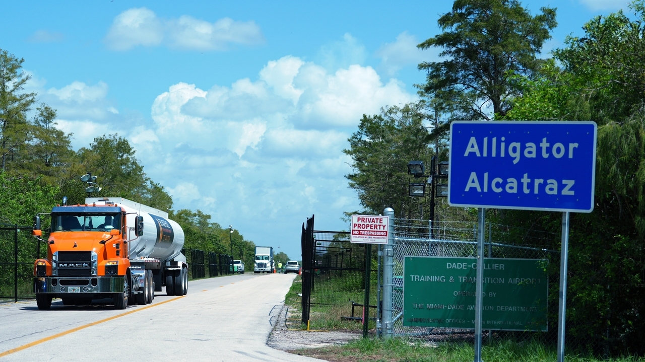 DeSantis says 'Alligator Alcatraz' immigration detention center always ...
