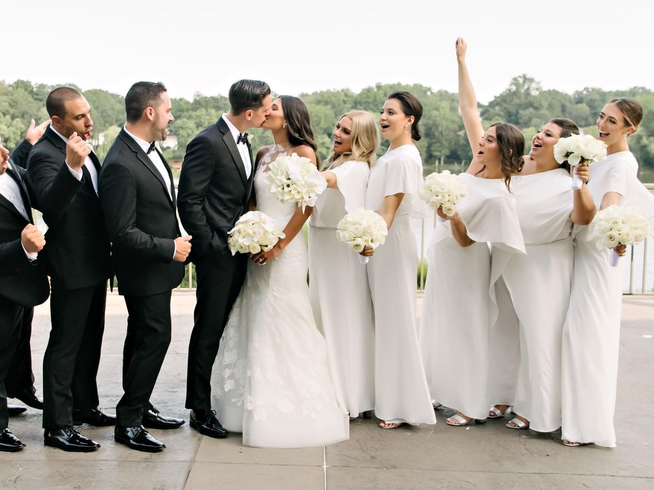 Brides aren t the only ones wearing white to the wedding