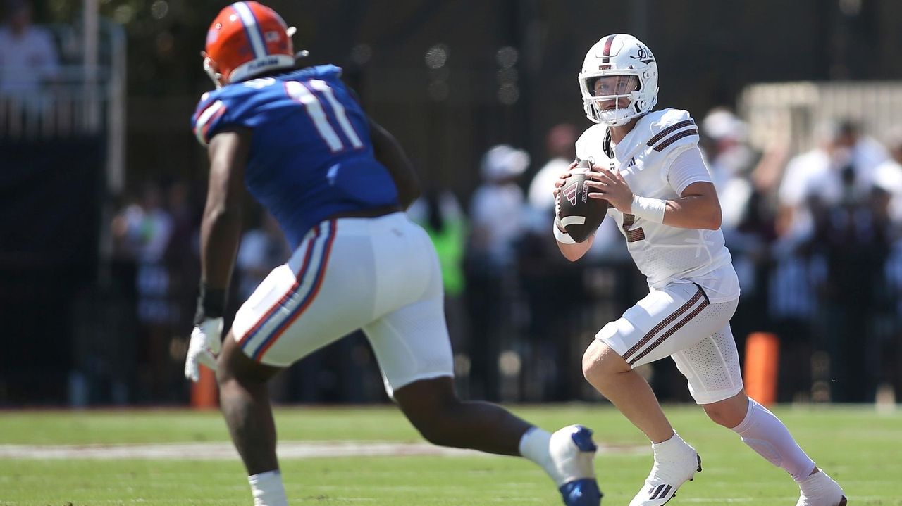 Mississippi St quarterback Blake Shapen out for the season with shoulder injury