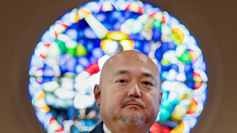 Dr. Soong-Chan Rah poses at the Korean Church of Boston,...