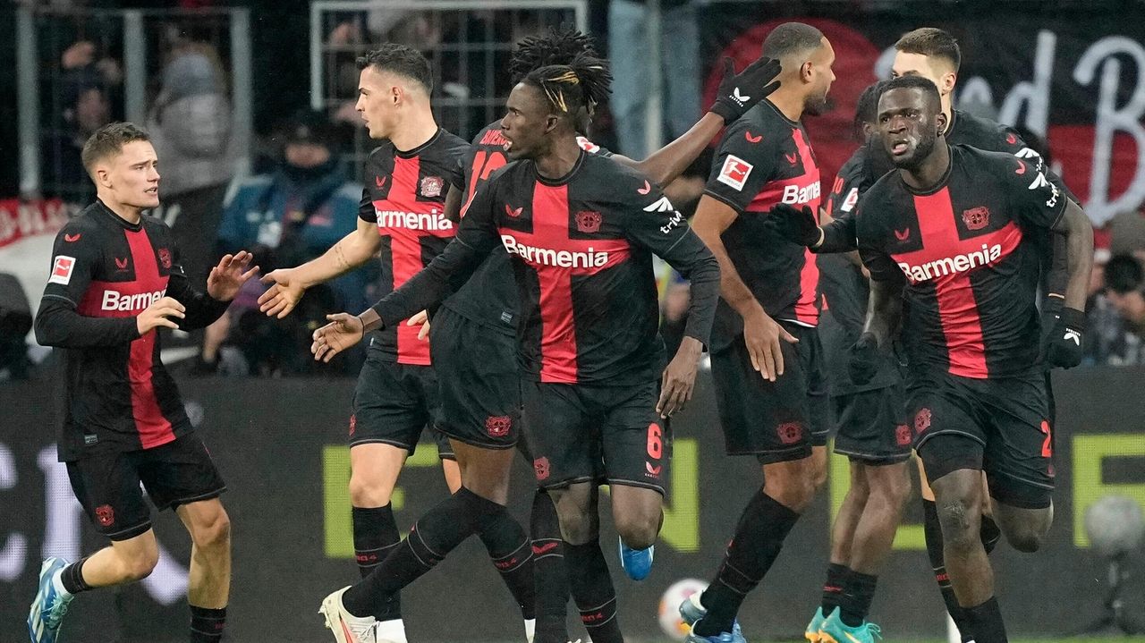 Leverkusen stays unbeaten in Bundesliga after Boniface's goal rescues a ...