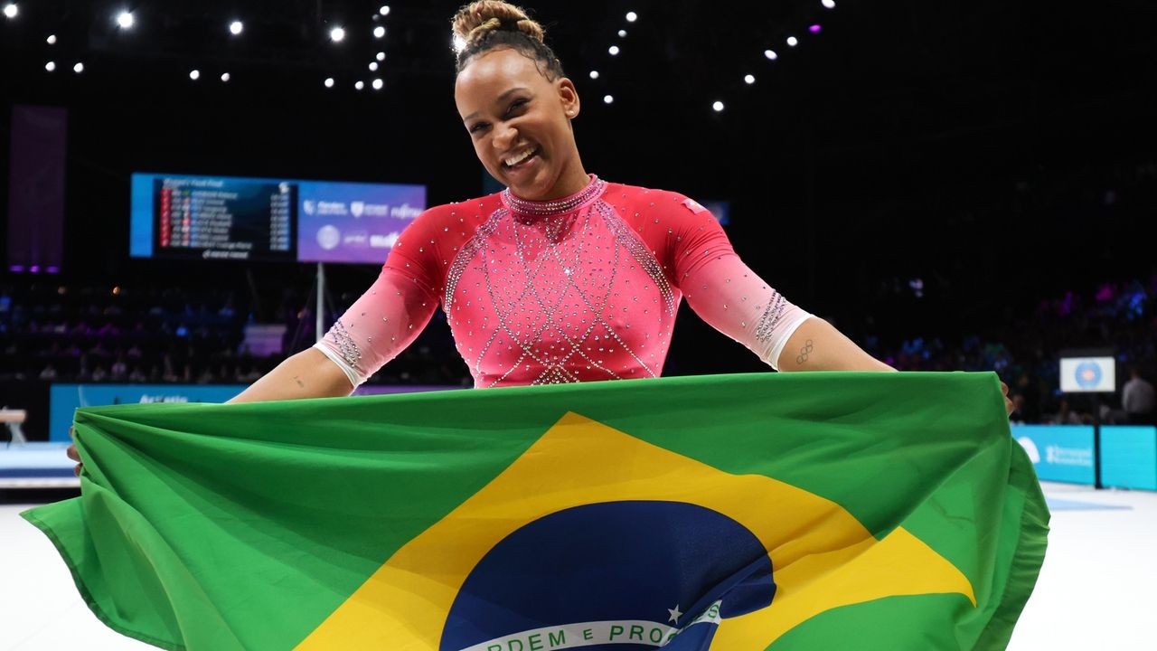 Rebeca Andrade wins vault's world title, denies Biles another gold ...