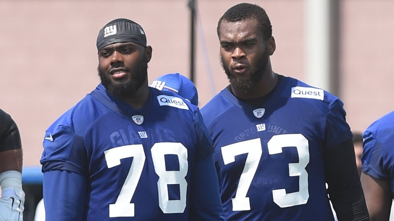 Giants' Evan Neal leaning on All-Pro LT Andrew Thomas, hoping for similar  Year 2 leap