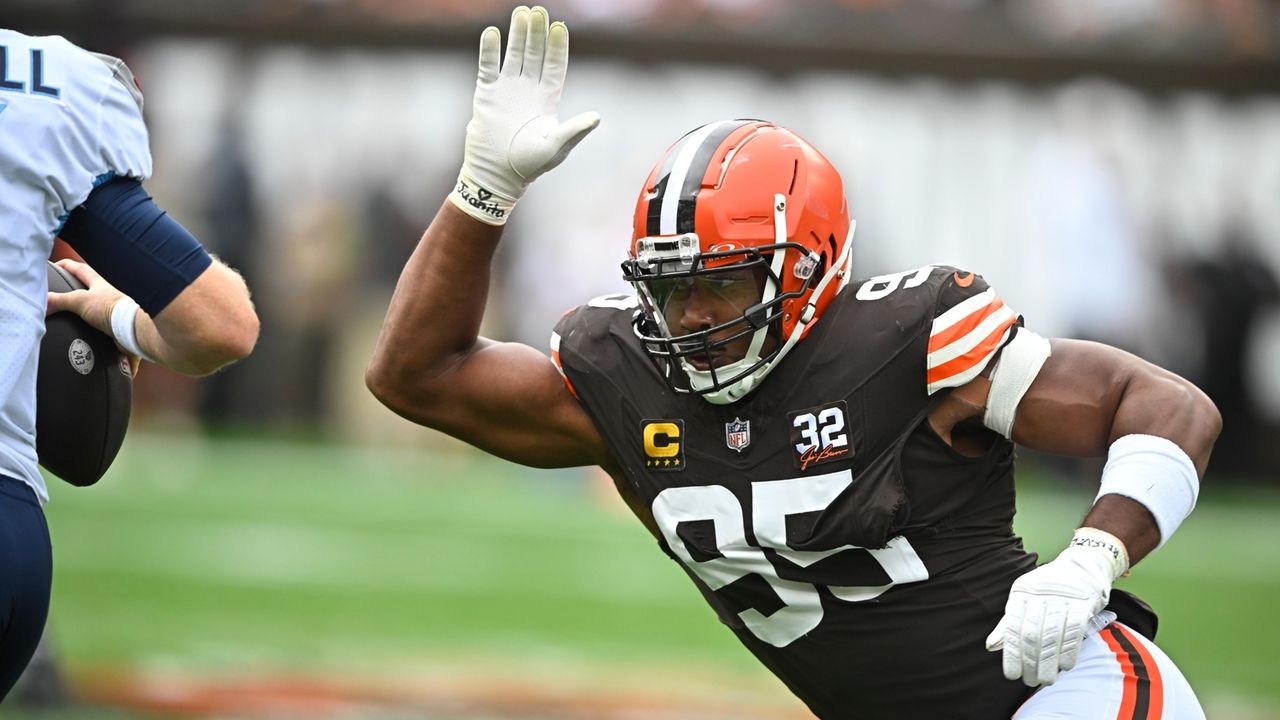 Browns' Myles Garrett Says He'll Be Ready for 49ers Game in Week 6 Amid  Foot Injury, News, Scores, Highlights, Stats, and Rumors