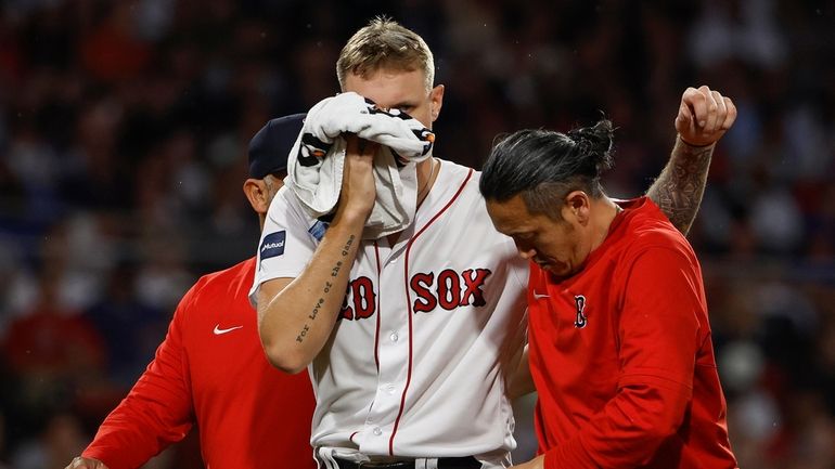 Tanner Houck has facial fracture, but upset Kyle Higashioka happy that he's  otherwise OK - Newsday