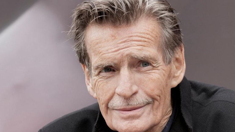 Author William McIlvanney at the Edinburgh International Book Festival in...