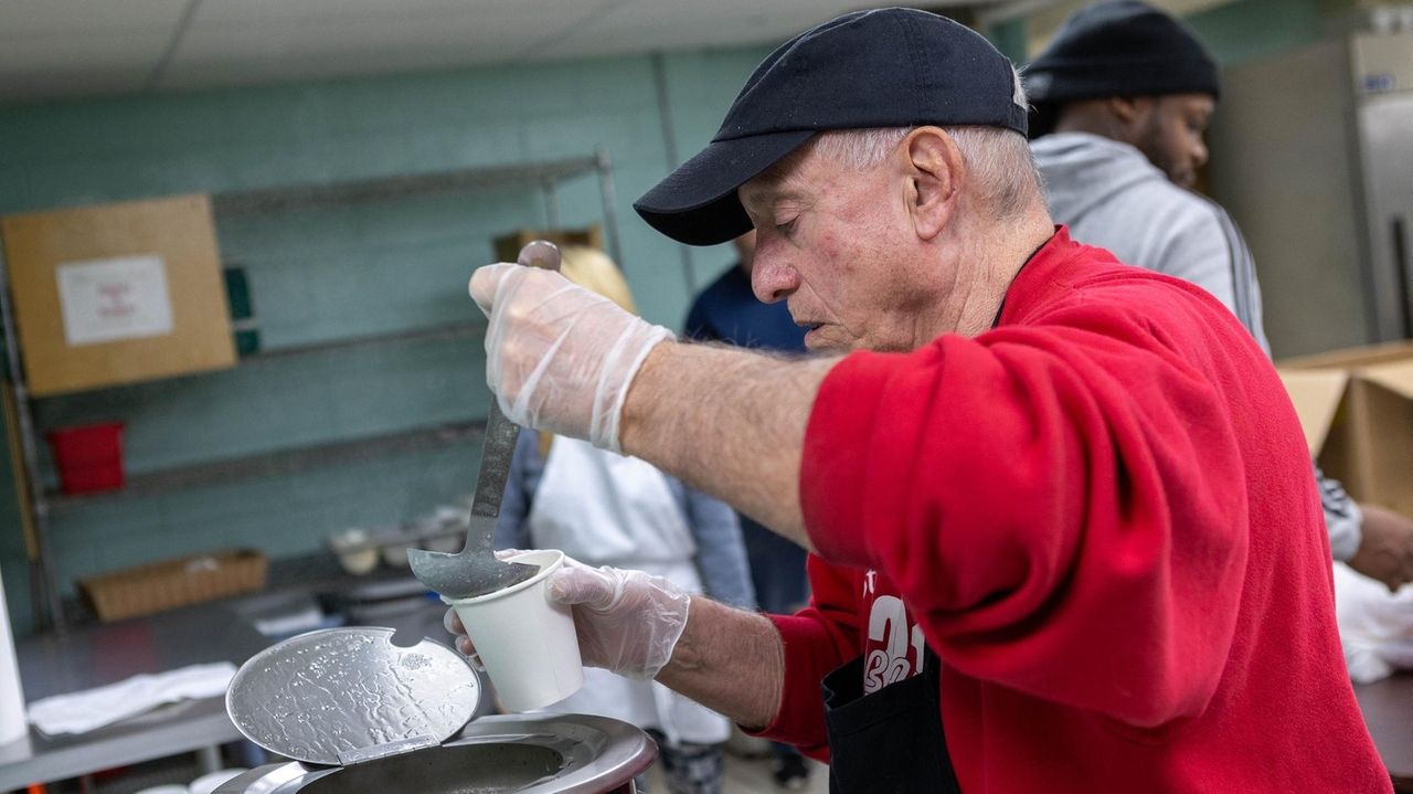 At Christmas Masses, in soup kitchens on Long Island, a sense of