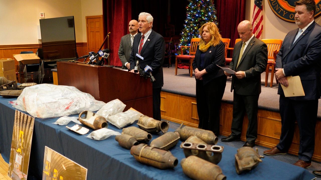Nassau cops Stolen catalytic converters, more than 7M seized Newsday