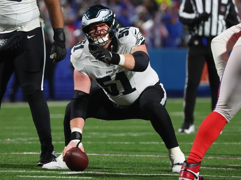 Ravens acquire G/C Cam Jurgens from the Eagles for draft picks ...